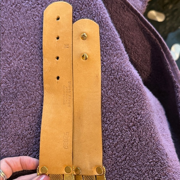 Streets Ahead Gold Decorative Belt NWOT - Picture 7 of 16